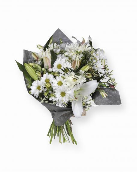 Bouquet blanco de flor silvestre 2