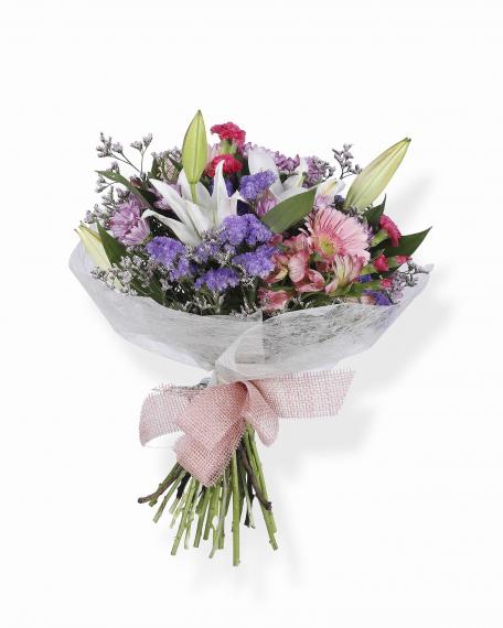 Bouquet rosado de flor silvestre 2