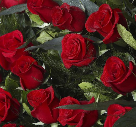 pirámide de rosas detalle 1