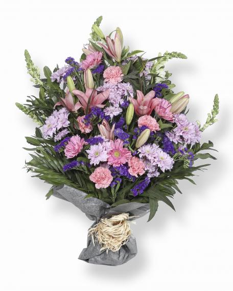 Ramo rosado de flor silvestre 2