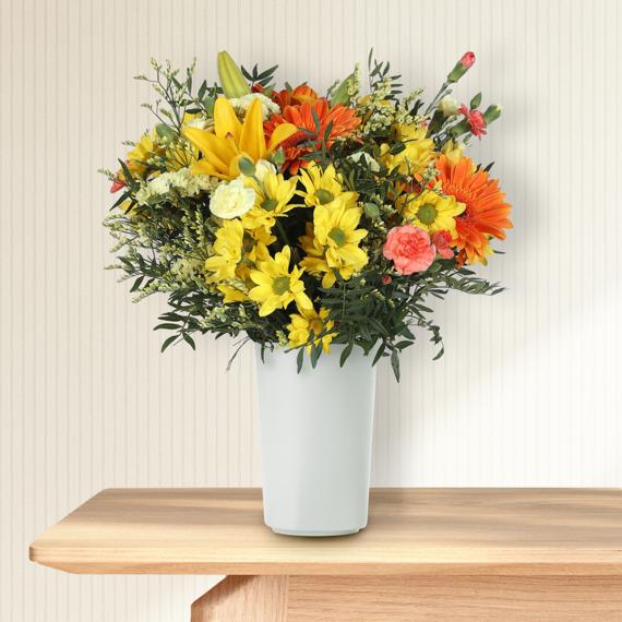 Bouquet ámbar de flor silvestre