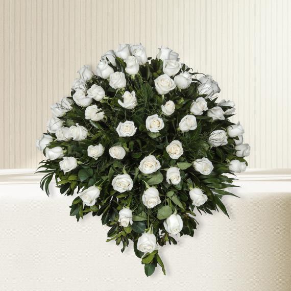 Lágrima de 60 rosas blancas 
