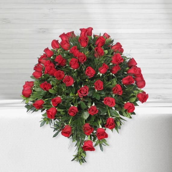 Lágrima de 60 rosas rojas
