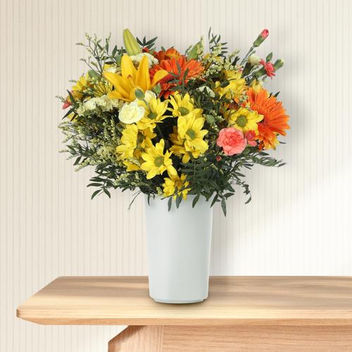 Bouquet ámbar de flor silvestre