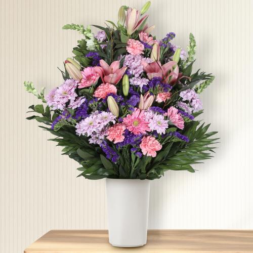 Ramo rosado de flor silvestre